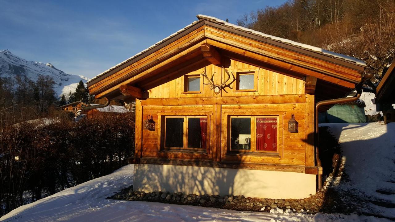 Chalet Cosy Proche Tramway Du Mont-Blanc Et Centre 圣热尔韦莱班 外观 照片