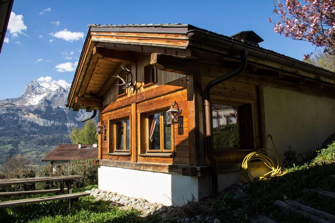 Chalet Cosy Proche Tramway Du Mont-Blanc Et Centre 圣热尔韦莱班 外观 照片
