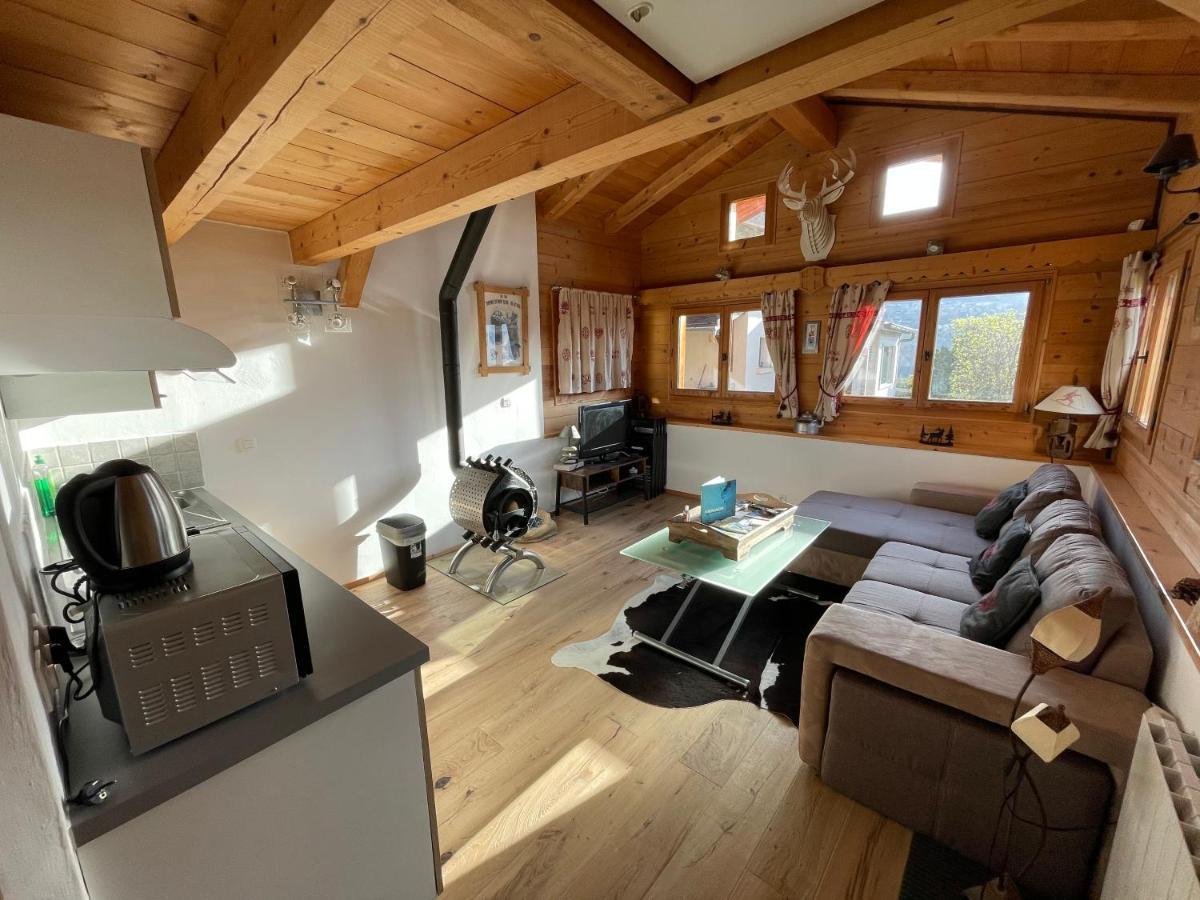 Chalet Cosy Proche Tramway Du Mont-Blanc Et Centre 圣热尔韦莱班 外观 照片