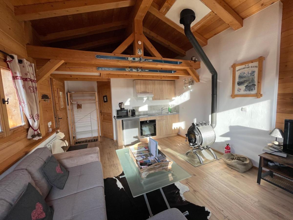 Chalet Cosy Proche Tramway Du Mont-Blanc Et Centre 圣热尔韦莱班 外观 照片