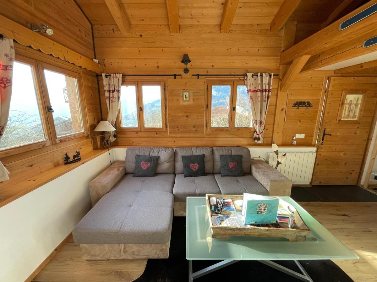 Chalet Cosy Proche Tramway Du Mont-Blanc Et Centre 圣热尔韦莱班 外观 照片