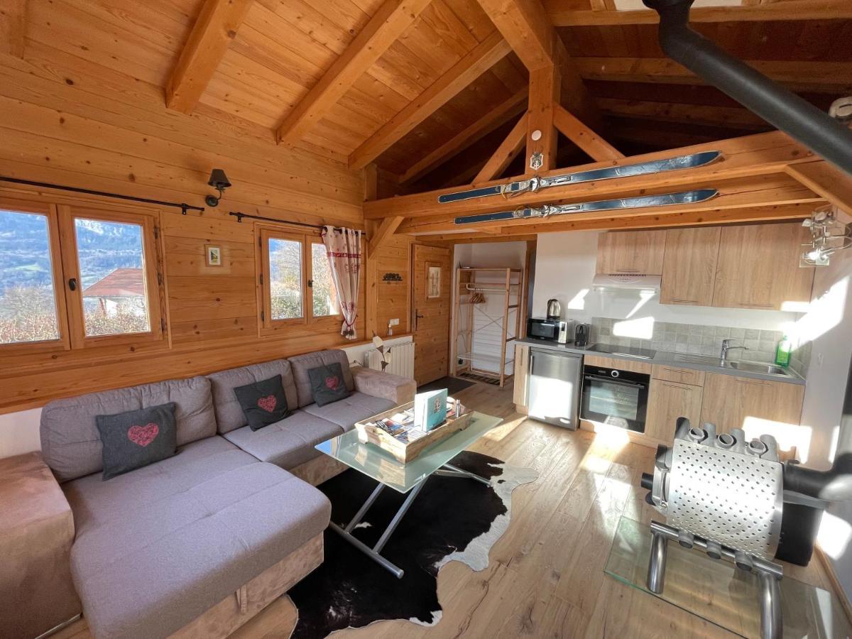 Chalet Cosy Proche Tramway Du Mont-Blanc Et Centre 圣热尔韦莱班 外观 照片